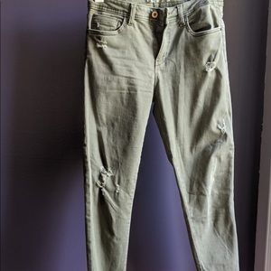 Zara dark green jeans